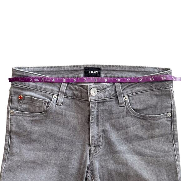 Hudson Jeans Womens Sz 27 Gray Krista Super Skinny Low Rise Preppy Bodycon - Picture 10 of 16